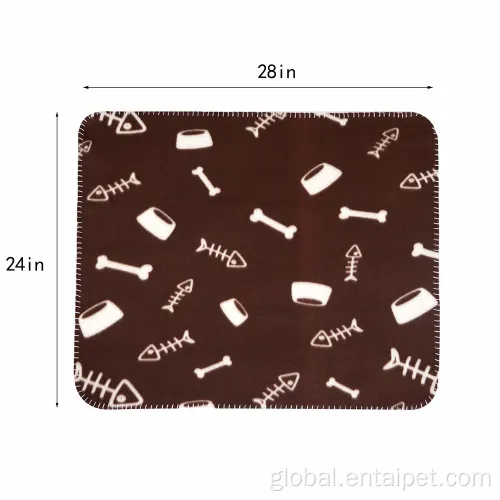 China Puppy Warm Print Fleece Throw Blanket 5 Pack Manufactory